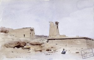The Temple of Dendur, Showing the Pylon and Terrace, 1874